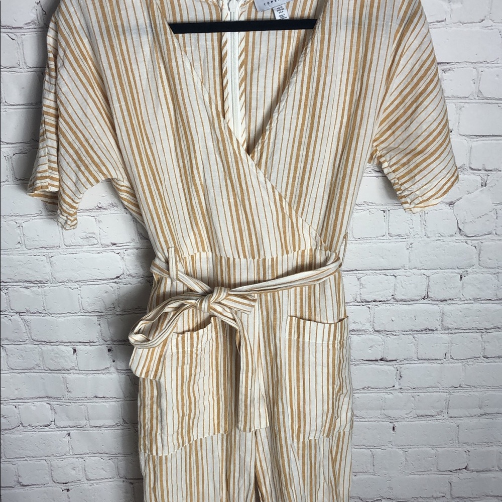 Top shop linen jumpsuit